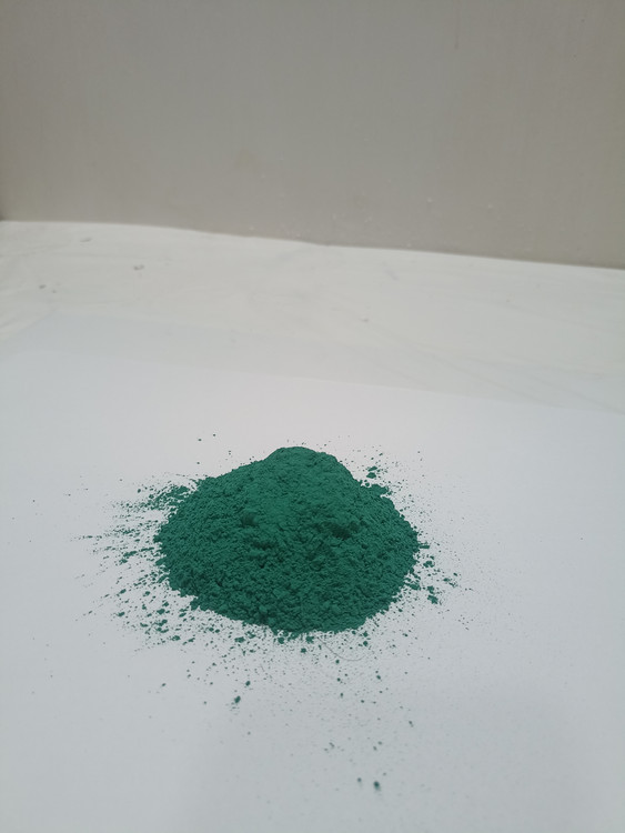 پودر رنگ سبز